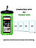 Universal Waterproof Mobile Pouch (Pack of 2) - iPhone, Samsung, Pixel, Mi, Oneplus, Realme up to 7.0 inch - Green