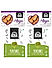 Wonderland Foods - Dry Fruits Premium Figs (Anjeer) 400g & Raisins 400g Combo Pack 800g (200g X 4) Box | High in Fiber & Boost Immunity