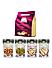 Wonderland Foods - Dry Fruits Gift Pack 200g (50g X 4) Pouch | Roasted Salted Pistachios, Raw Almonds, Cashews & Raisins Collection Pack