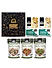 Wonderland Foods - Dry Fruits Gift Box 500g (100g X 5) Pouch | Black Pepper Cashews, Almonds, Pistachios, Plain Rasisins, And Roasted & Salted Cashew | Gift For Family | Corporate Gift Combo