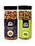 Wonderland Foods - Dry Fruits Premium Raw Almonds & Green Raisins | 1Kg (500g X 2) Re-Usable Jar | High in Fiber & Boost Immunity