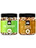 Wonderland Foods - Dry Fruits Premium California Roasted Salted Pistachios 200g & Walnut Kernels 150g | 350g (200g + 150g) Re-Usable Jar | High in Fiber & Boost Immunity