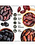 Wonderland Foods - Dry Fruits Mabroom, Kalmi, Medjool & Ajwa Dates 800g (200g X 4) Box | Healthy & Nutritious Soft Khajoor | Khajur Rich in Iron, Fibre & Vitamins
