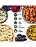 Wonderland Foods - Almonds, Cashews, Roasted Salted Pistachios, Raisins 500g Each & Blueberry 250g, Sliced Cranberry 200g, Prunes 250g (2700g Combo) Re-Usable Jar