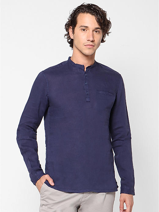 Buy 100% Linen Regular Fit Casual Shirts for Men Online at Celio
