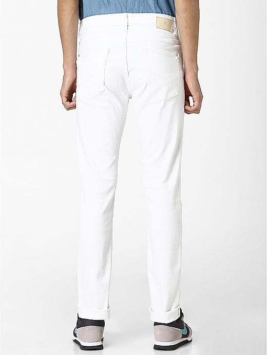 Buy Slim Fit White Jeans for Men Online at Celio