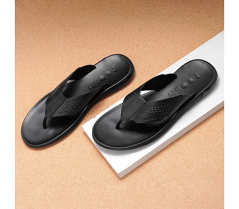 The James Black Men Casual Slipper Ruosh