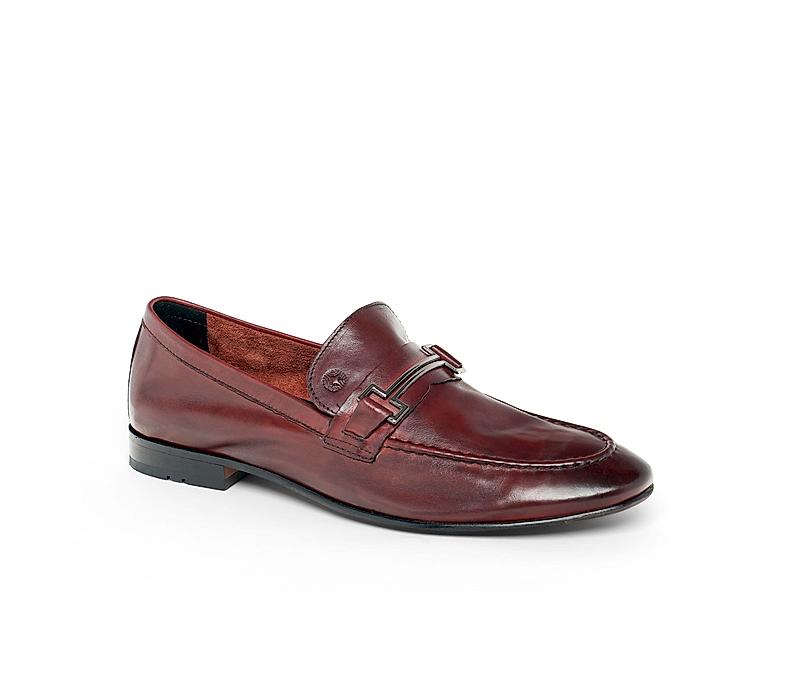 The Paul Burgandy Men Bit Loafer Ruosh