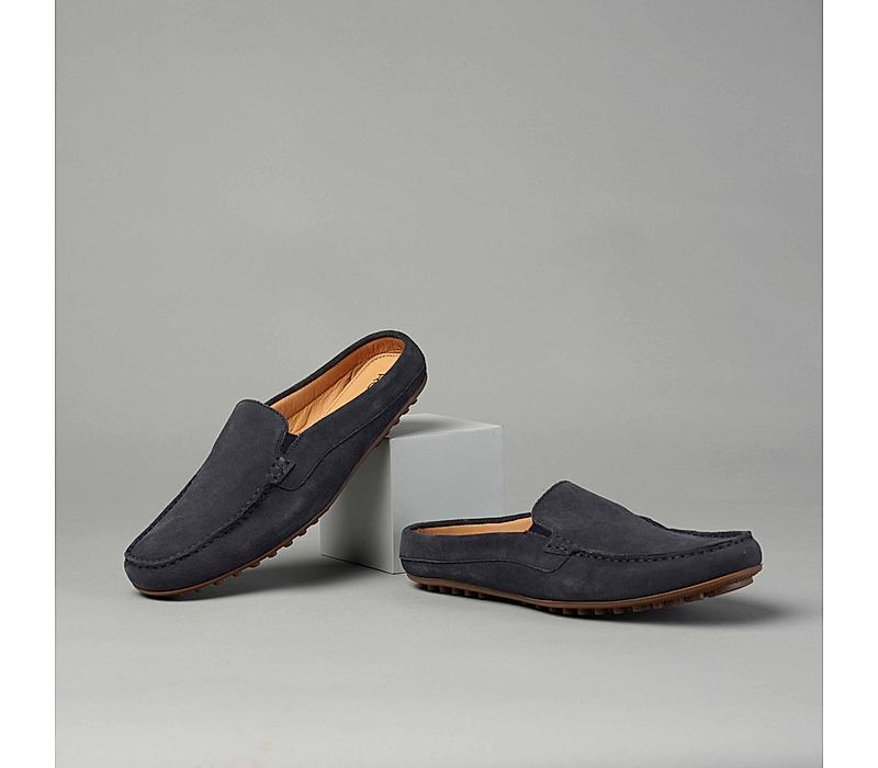 The Seti Navy Men Suede Casual Mule Ruosh