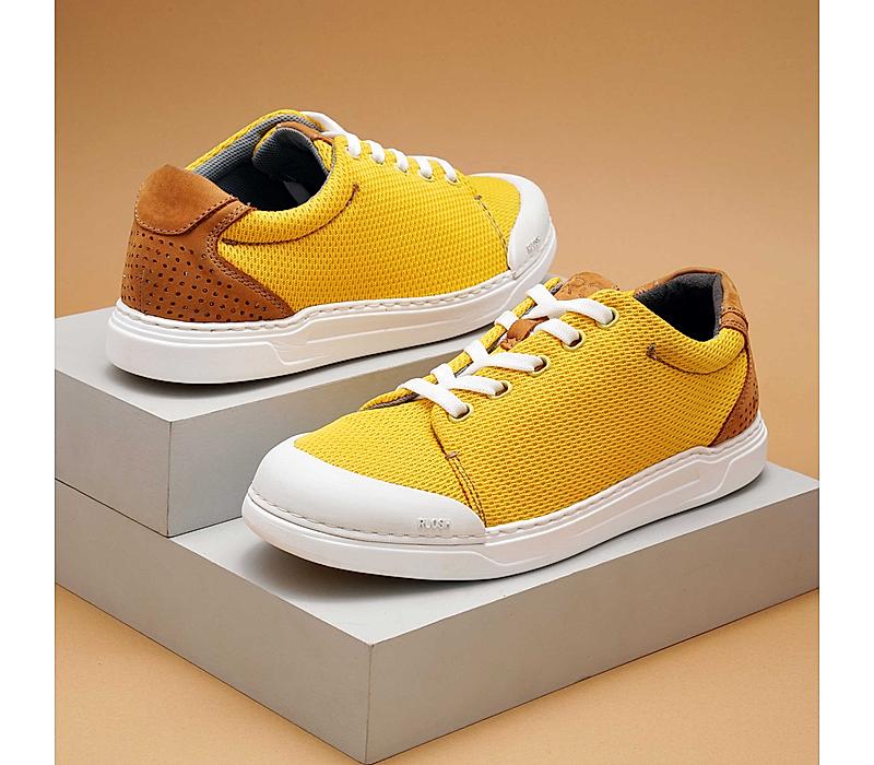 The Ruth Yellow Men Casual Sneaker Ruosh