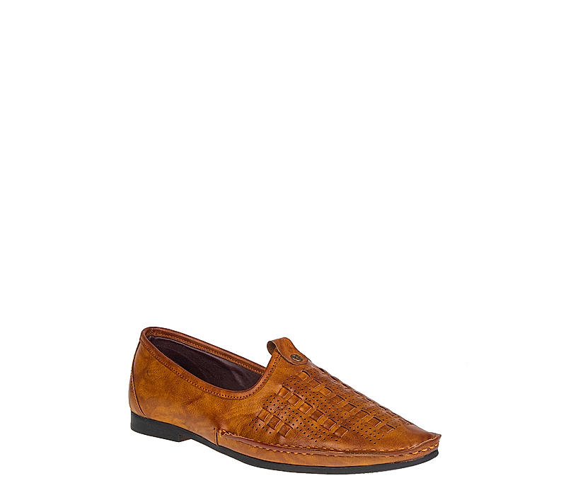 Lazard Tan Jutti Ethnic Shoe for Men