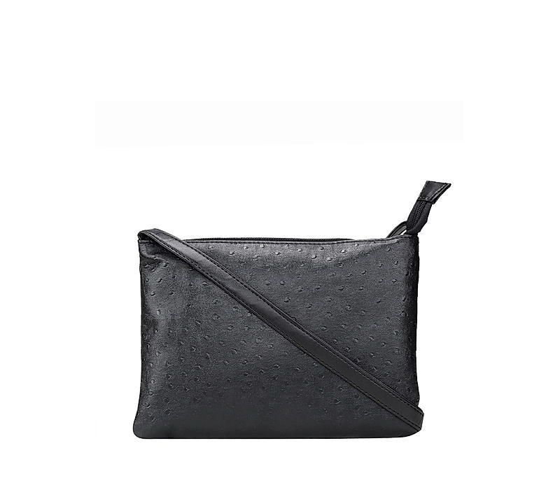 Khadim Women Black Crossbody Bag