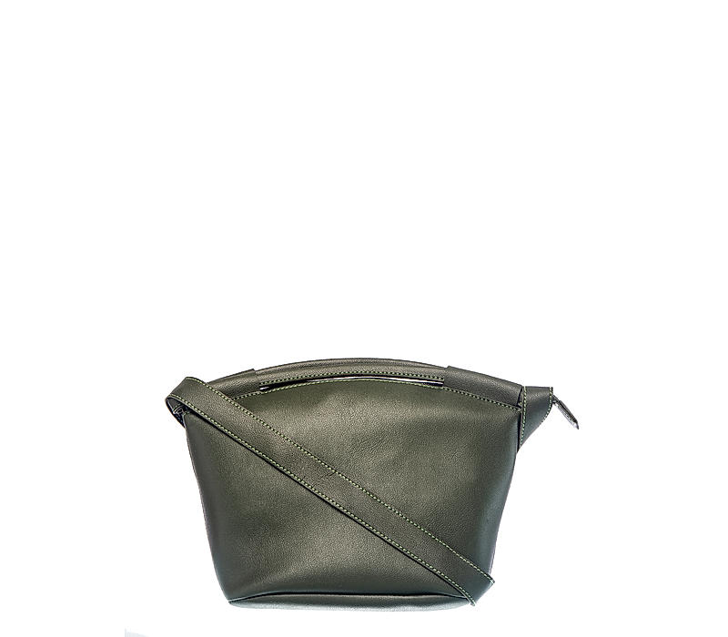 Khadim Women Olive Crossbody Bag