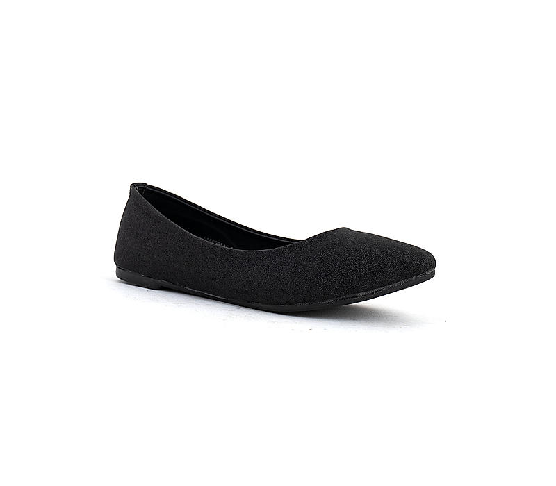 Khadim Black Ballerina for Women