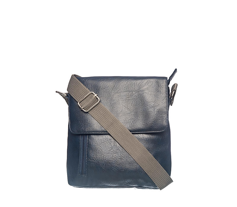 Khadim Men Navy Crossbody Bag