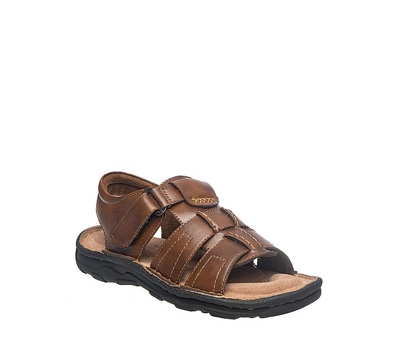 Softouch Brown Fisherman Sandal for Men