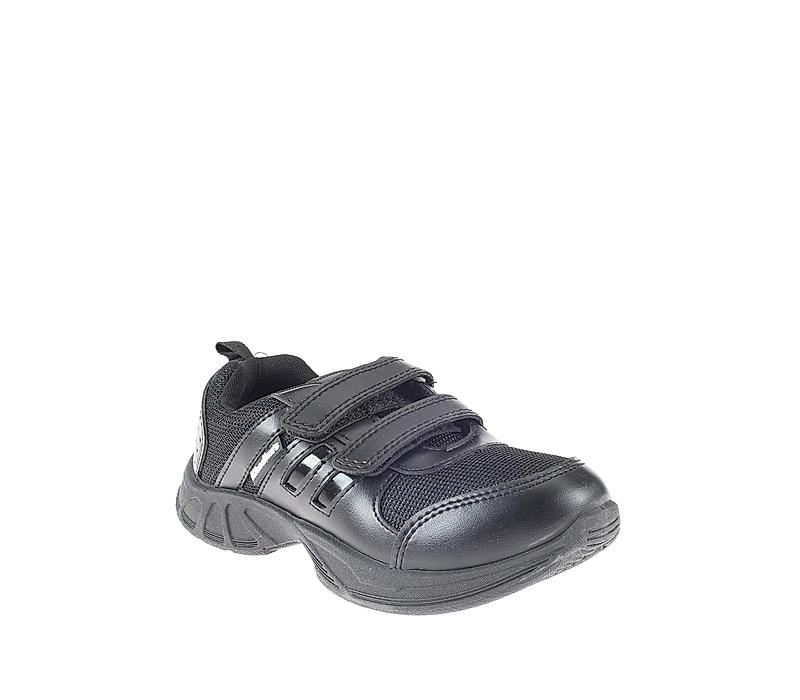 Khadim Black Sneakers School Shoe for Boys (4-7.5 yrs)