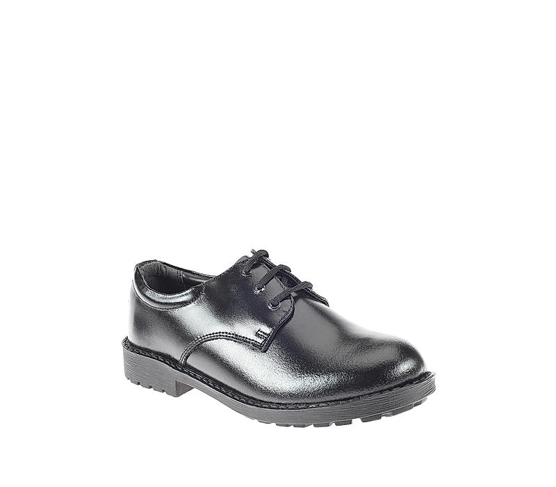 Khadim Black Derby School Shoe for Boys (2.5-5.5 yrs)