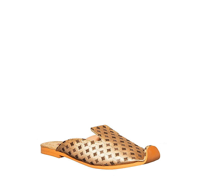 Khadim Beige Kolhapuri Slippers for Men