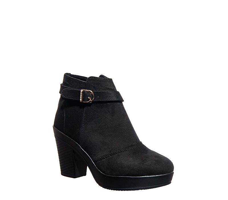 Cleo Black Casual Boots for Women