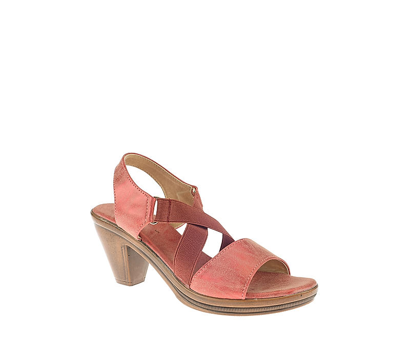 Sharon Red Heel Sandal for Women