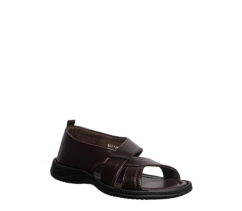 Khadim Brown Slip On Sandal for Men