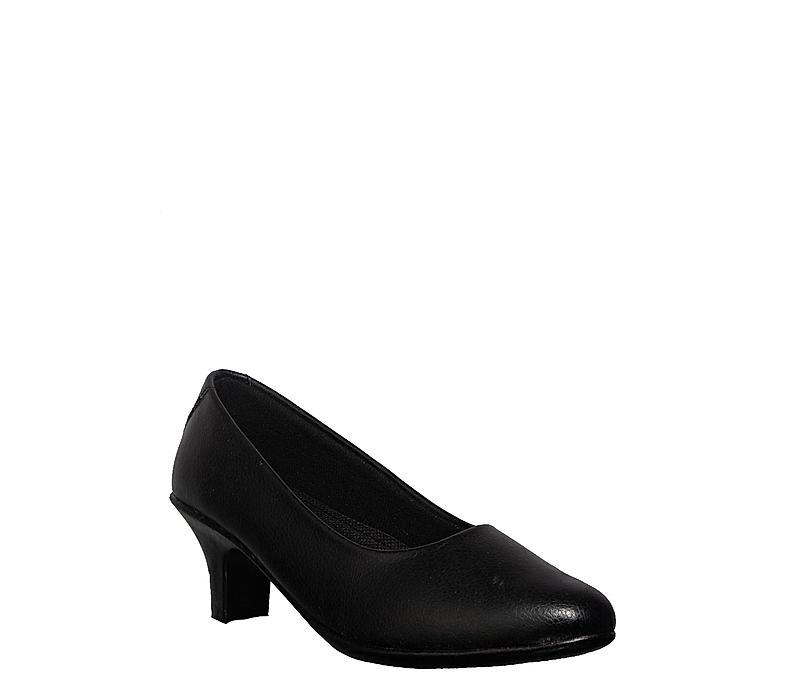 Khadim Black Pump Shoe Heels for Women