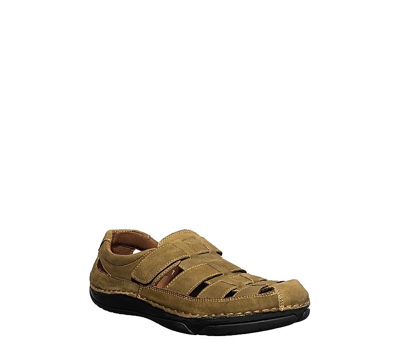 British Walkers Men Olive Casual Sandal 