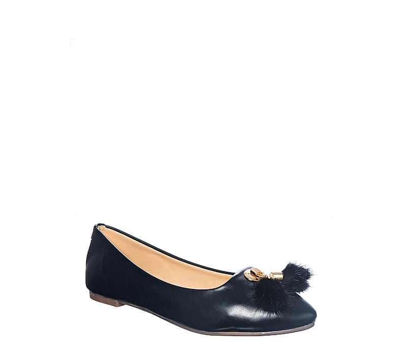 Cleo Black Ballerina for Women