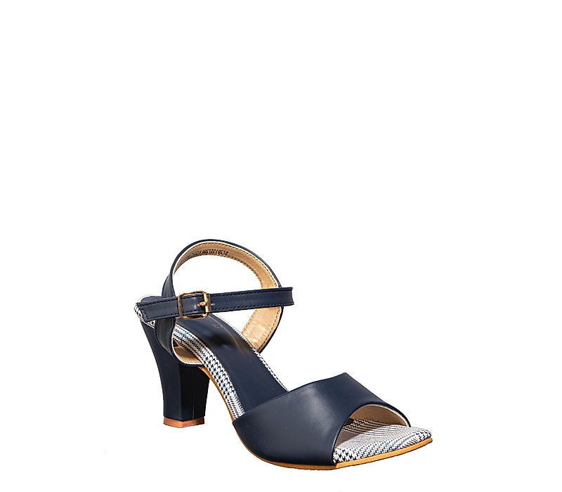 Cleo Navy Heel Sandal for Women