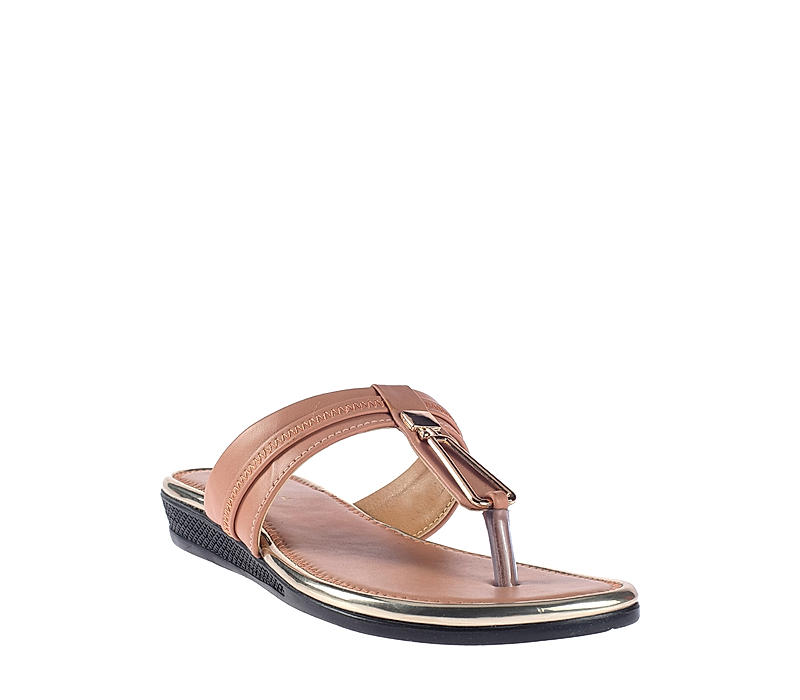 Khadim Pink Flat Slip On Sandal for Women