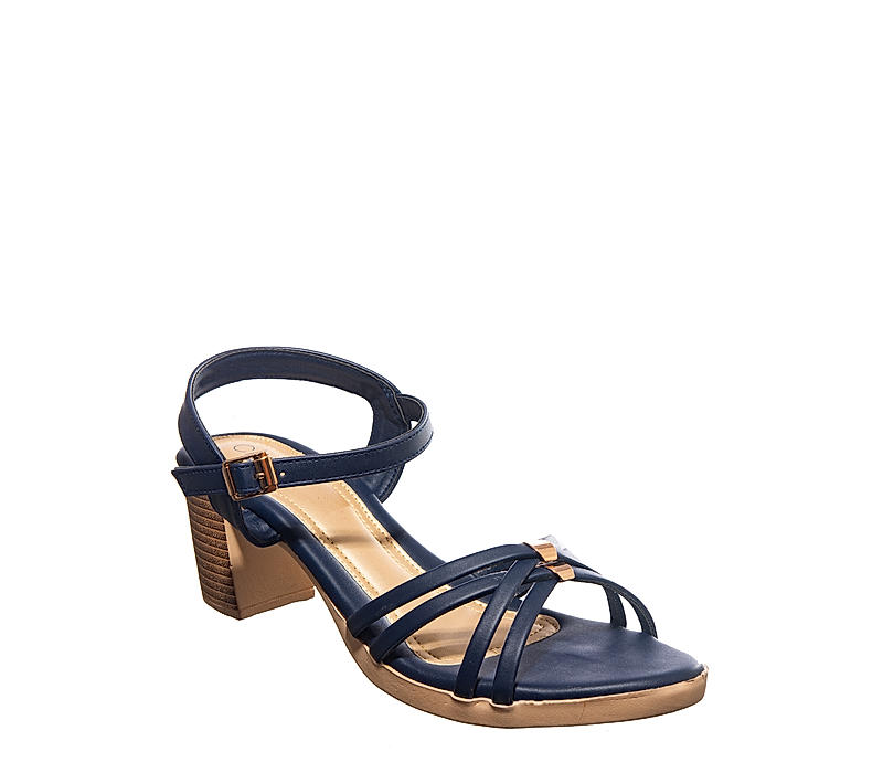 Cleo Women Navy Heel Sandal