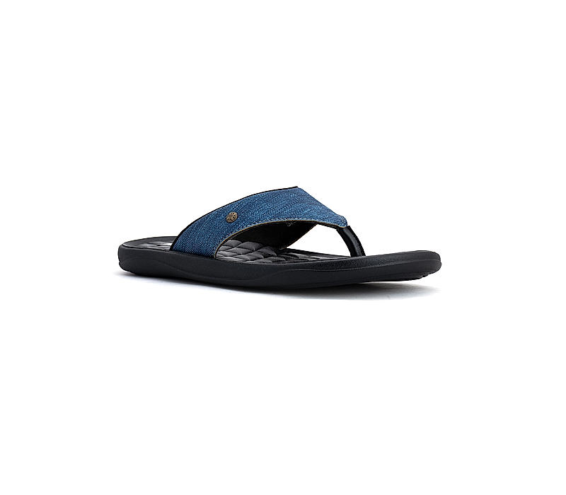 Khadim Blue Flip Flops for Men