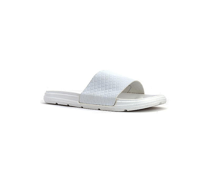 Pro White Slide Slippers for Men