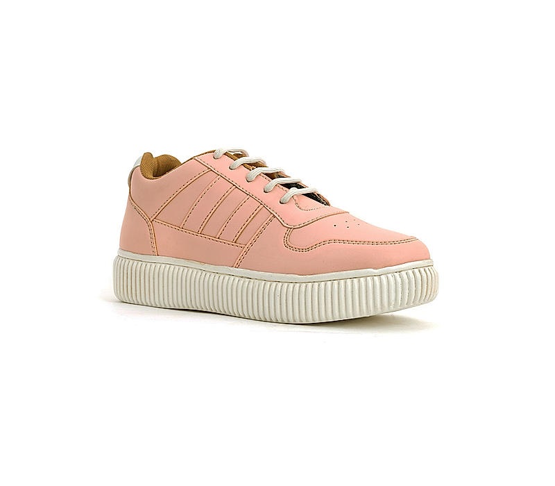 Pro Peach Casual Sneakers for Women