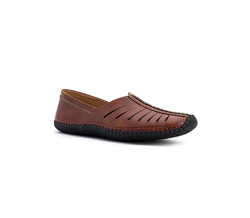 Lazard Tan Jutti Ethnic Shoe for Men