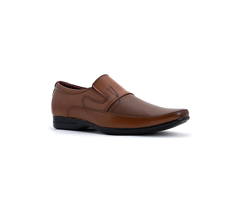 Khadim Tan Slip On Formal Shoe for Men