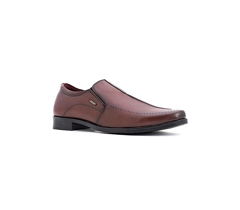 Lazard Brown Slip On Formal Shoe for Men