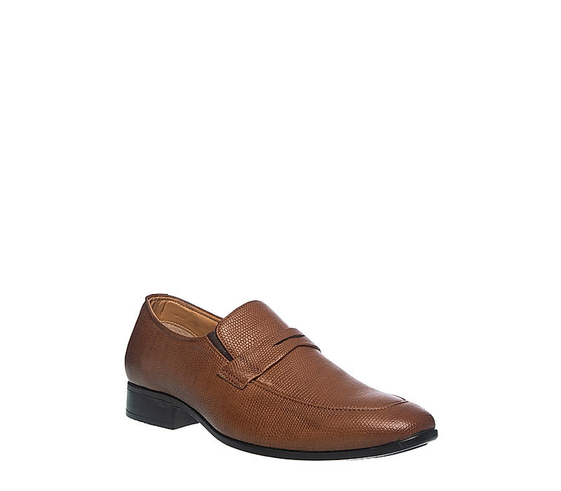 Lazard Brown Slip On Formal Shoe for Men