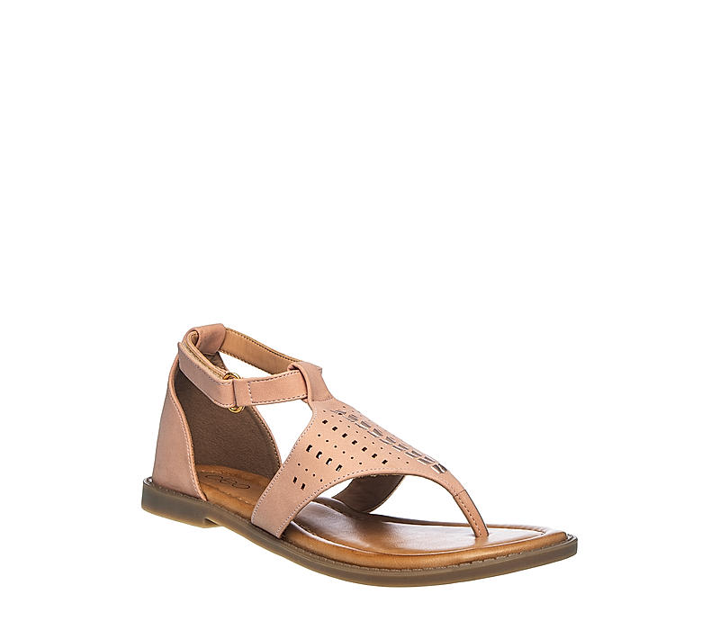 Cleo Pink Flat Sandal for Women