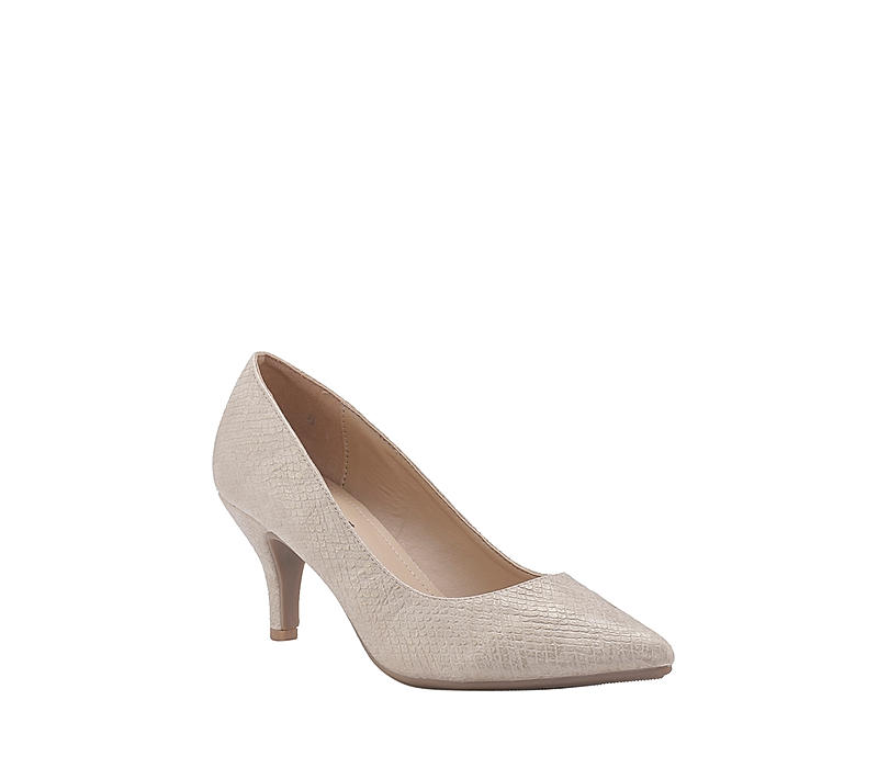 Sharon Beige Pump Shoe Heels for Women