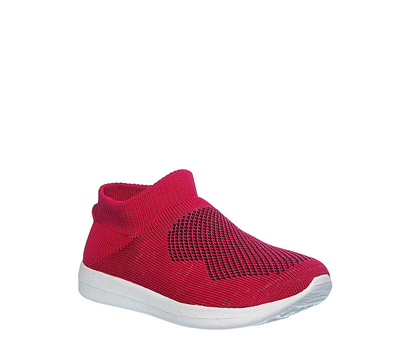 Adrianna Red Casual Sneakers for Girls (4.5-12 yrs)