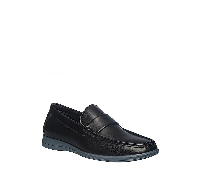 Lazard Black Loafers Casual Shoe for Men