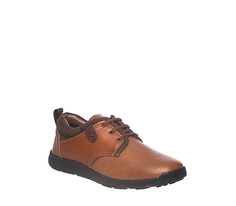 Pedro Brown Casual Derby Shoe for Boys (4-7.5 yrs)