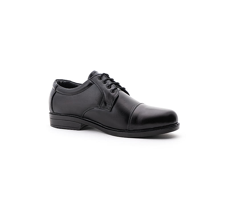 Khadim Black Leather Derby Formal Shoe for Men