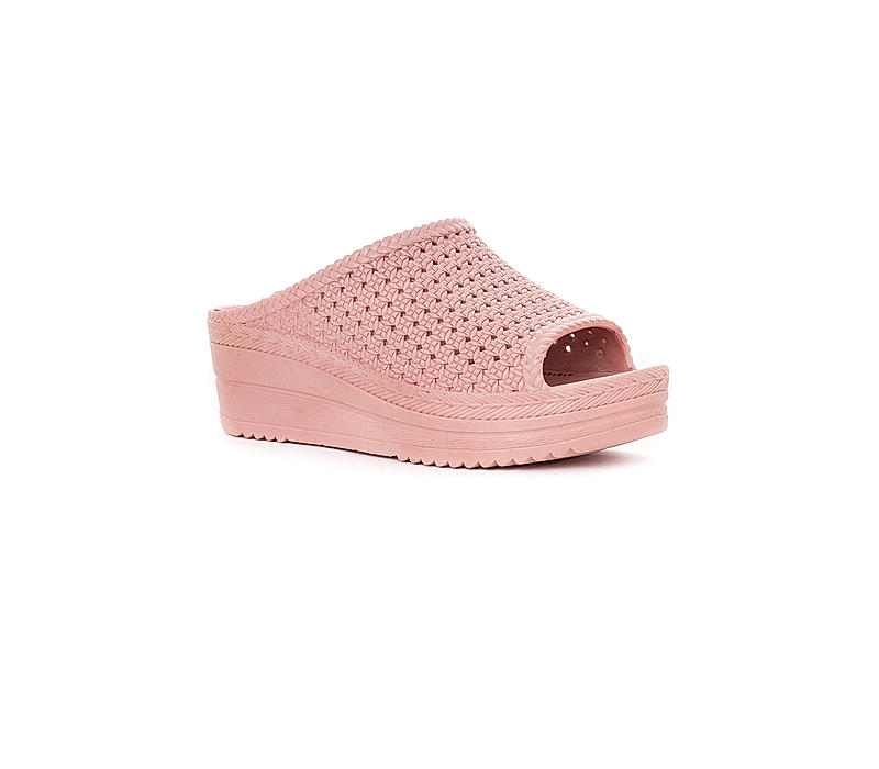 Waves Pink Mule Heel Sandal for Women