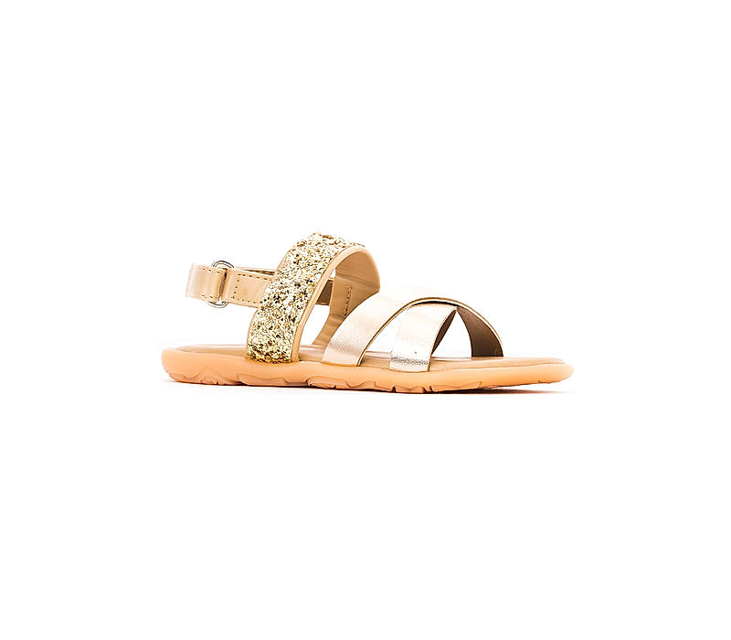 Bonito Beige Flat Sandal for Girls (2-4.5 yrs)