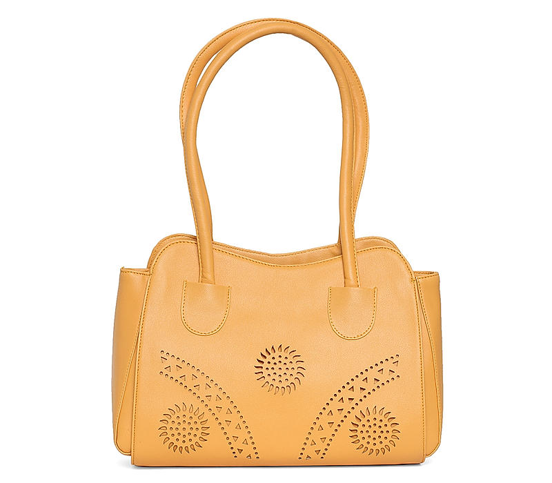 Khadim Yellow Handbag for Women