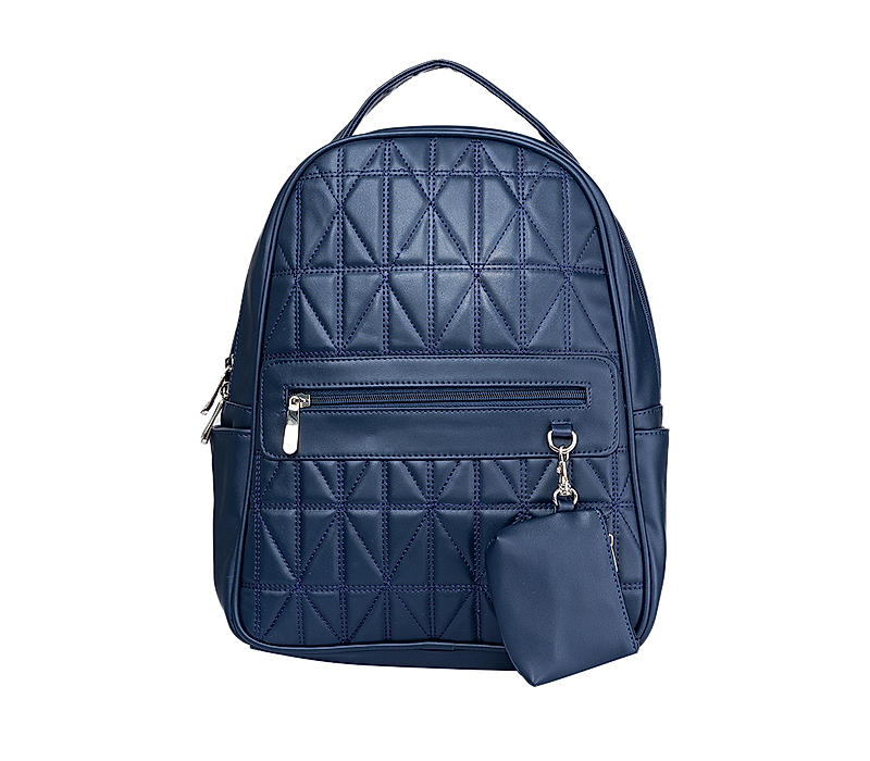 Khadim Navy Blue Backpack for Women