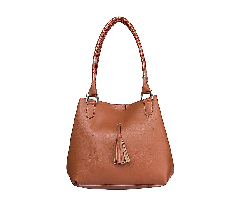 Khadim Brown Tote Bag for Women